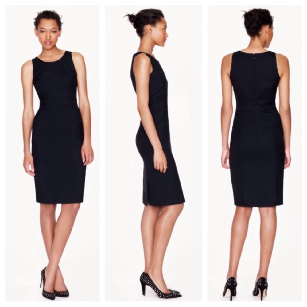 J.Crew Emmaleigh Wool Suiting Dress